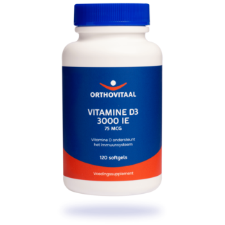 OrthoVitaal Vitamine D3 3000 UI 120 Softgels