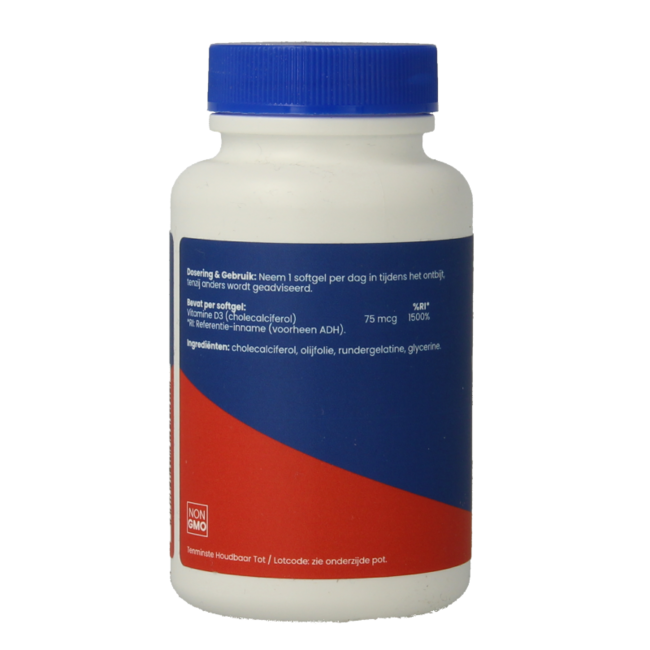 Vitamine D3 3000 UI 120 Softgels
