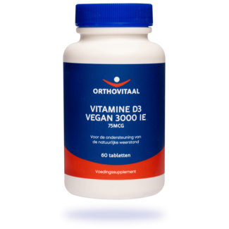 OrthoVitaal Vitamina D3 3000 UI vegana 60 comprimidos