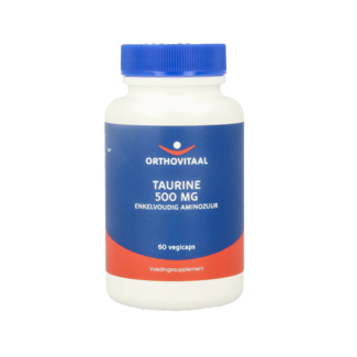 OrthoVitaal Taurina 500 mg 60 Cápsulas vegetarianas