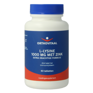 OrthoVitaal L-Lisina 1000 mg con zinc 60 comprimidos