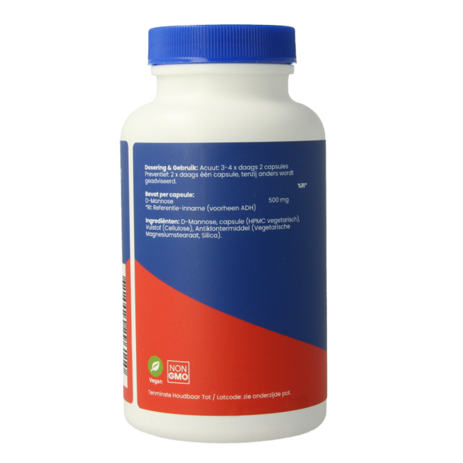 D-Mannose 500 mg 120 gélules végétales