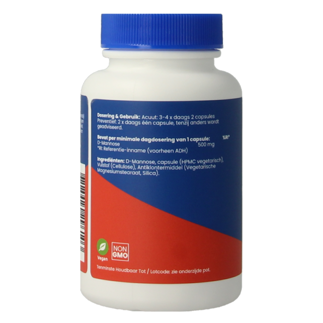 D-Mannose 500 mg 60 vegetarische Kapseln