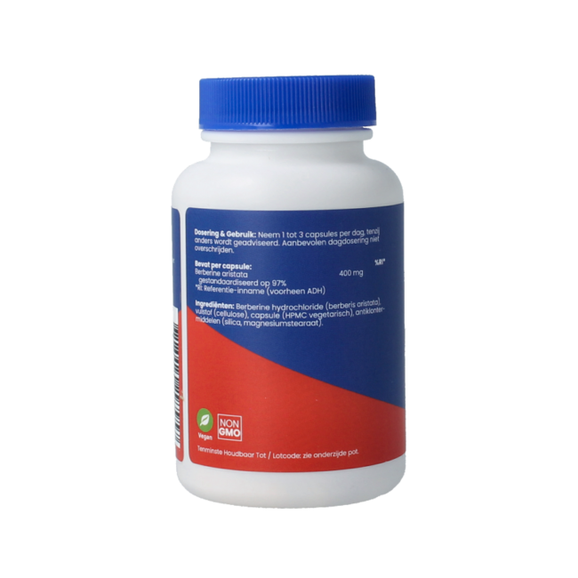 Berberina 400 mg 60 Cápsulas vegetarianas