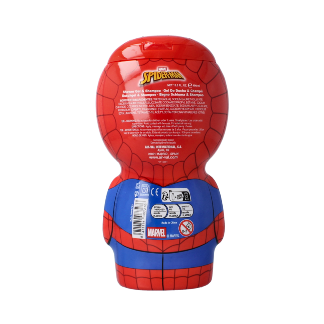 Spiderman shower gel 2d 400 Millilitres