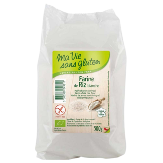 Ma Vie Sans Rijstmeel wit glutenvrij bio 500 Gram