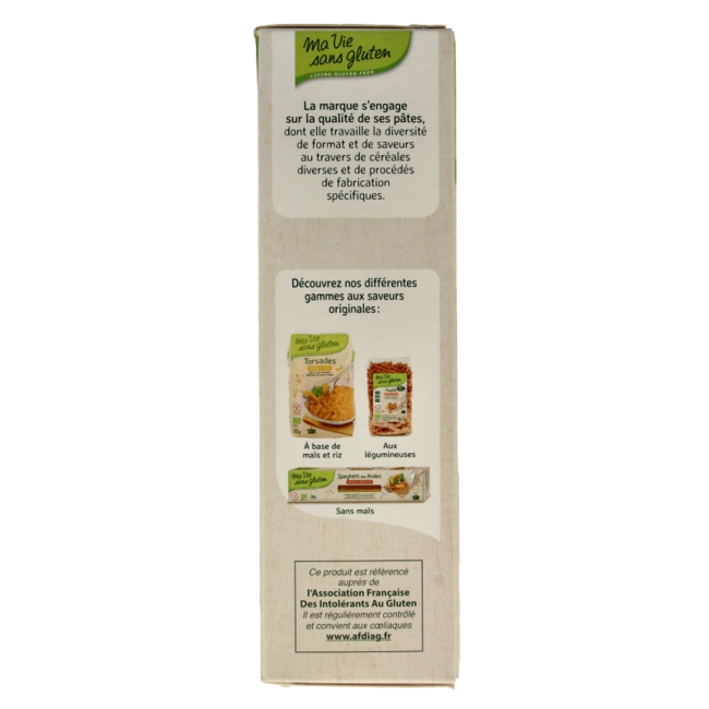 Whole grain rice macaroni gluten-free organic 500 Gram