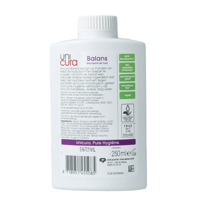 Handzeep balance navul 250 Milliliter