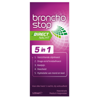 Bronchostop Hustensaft Direct Nacht 5-in-1 120 Milliliter