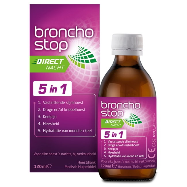 Sirop contre la toux direct nuit 5 en 1 120 ml