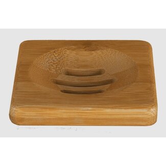 Happysoaps Bamboo soap dish for 1 shampoo bar 1 Piece