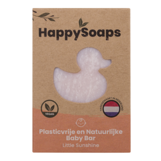 Happysoaps Shampooing bébé & gel douche little sunshine 80 grammes