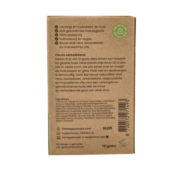 Körperöl-Bar Aloe You Vera Much 70 Gramm