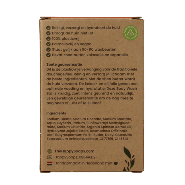 Jabón corporal sólido de aceite de argán y romero 100 g