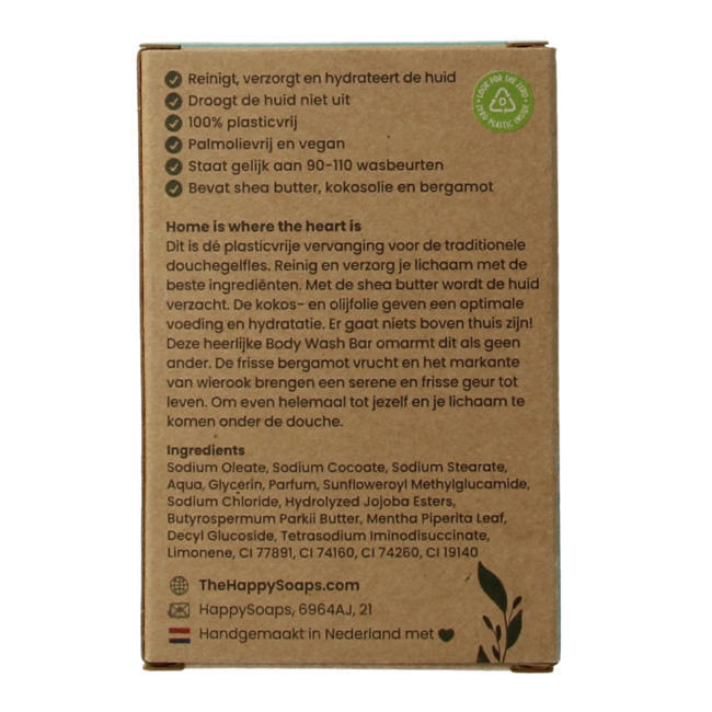 Pain de savon corps bergamote et encens 100 g