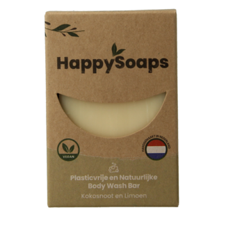 Happysoaps Body bar coconut & lime 100 Gram