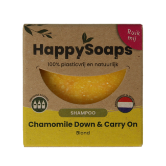 Happysoaps Shampoo bar chamomile down & carry on 70 Gram