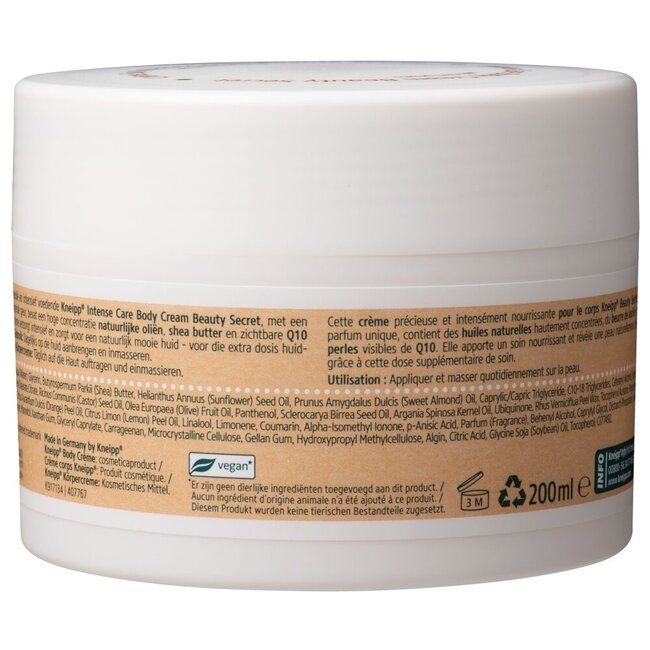 Crème corporelle Secret de Beauté 200 Millilitres