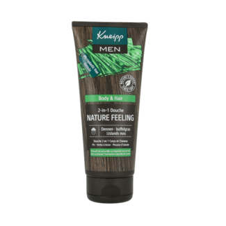 Kneipp Gel de ducha 2 en 1 para hombre cuerpo y cabello Nature Feeling 200 ml