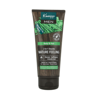 Kneipp Żel pod prysznic 2 w 1 do ciała i włosów dla mężczyzn Nature Feeling 200 mililitrów