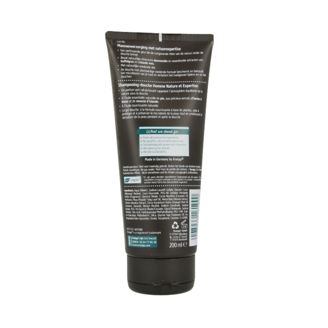 Men body & hair 2-in-1 shower nature feeling 200 Millilitres