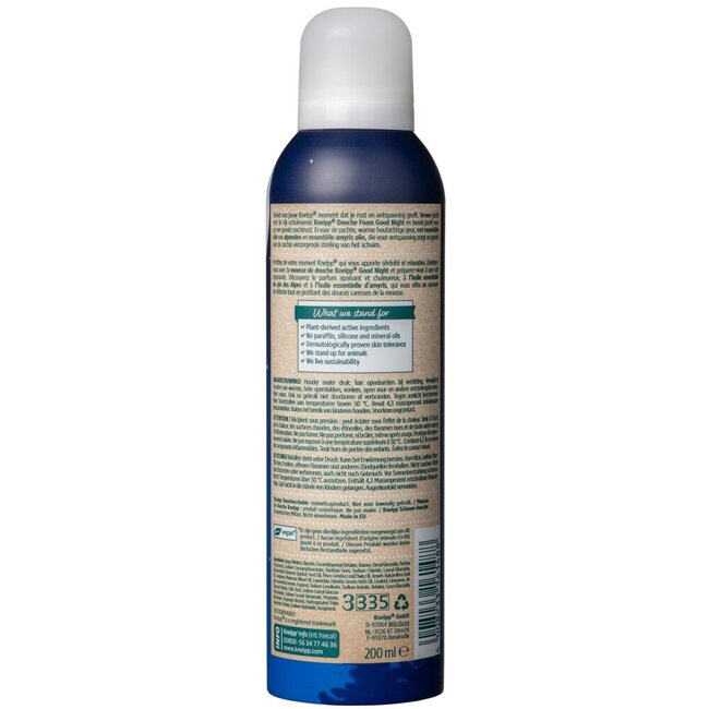 Good night shower foam 200 Millilitres