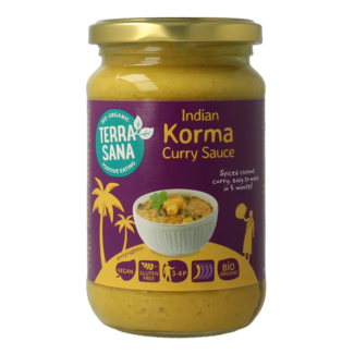 TerraSana Currysoße Korma Bio 350 Gramm