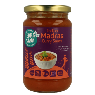 TerraSana Bio Madras Currysoße 350 Gramm