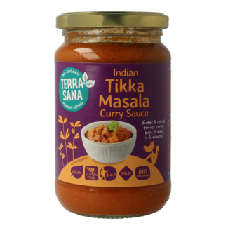 TerraSana Sauce curry tikka masala bio 350 g
