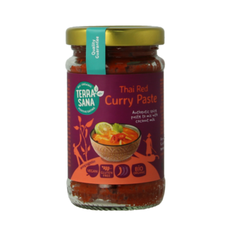 TerraSana Thailändische rote Currypaste Bio 120 Gramm
