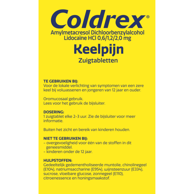 Coldrex Sore Throat Lozenges 12 Lozenges