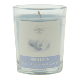 Green Tree Scented candle fresh linen 55 Gram
