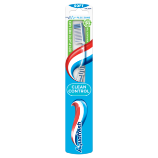 Aquafresh Spazzolino da denti Clean Control morbido 1 Pezzo