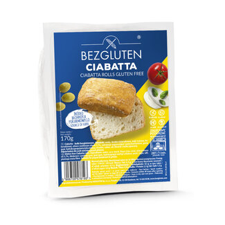 Bezgluten Gluten-free Ciabatta 170 Gram