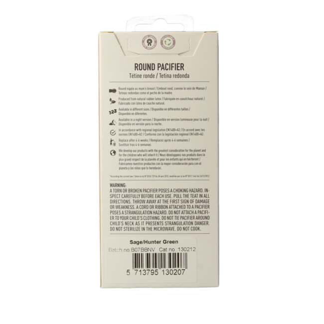 BIBS Dummy Size 3 Sage/Hunter Green 2-Pack