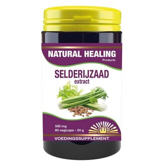 NHP Extracto de semilla de apio 500mg 60 Cápsulas vegetarianas