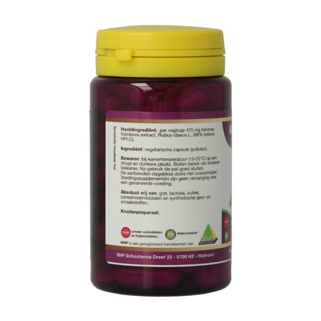 Ketone + 425mg czysty 60 Kapsułek Wegetariańskich