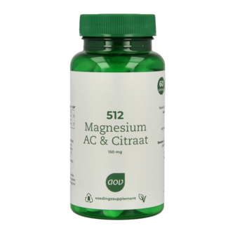 AOV 512 Magnesio AC y citrato 150mg 60 comprimidos