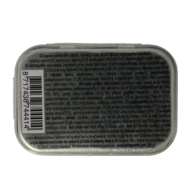 Liquorice pellets salmiak 20g