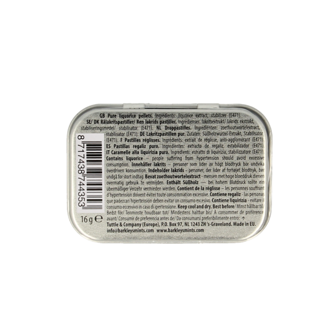 Pellet di Liquirizia Pura 16 Grammi