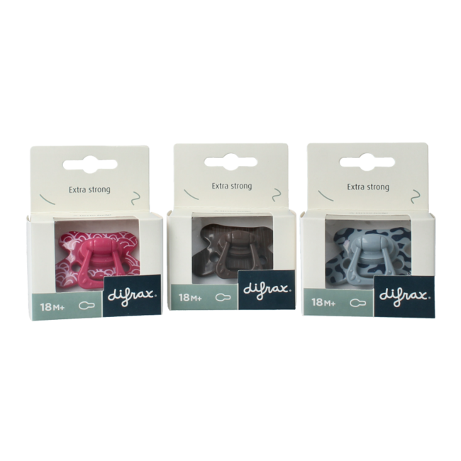 Smoczek uspokajający Difrax Natural 18+ miesięcy, 1 sztuka