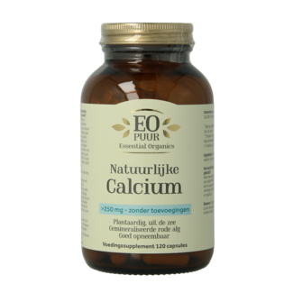 Essential Organics Calcium natuurlijk puur 120 Vegetarische capsules