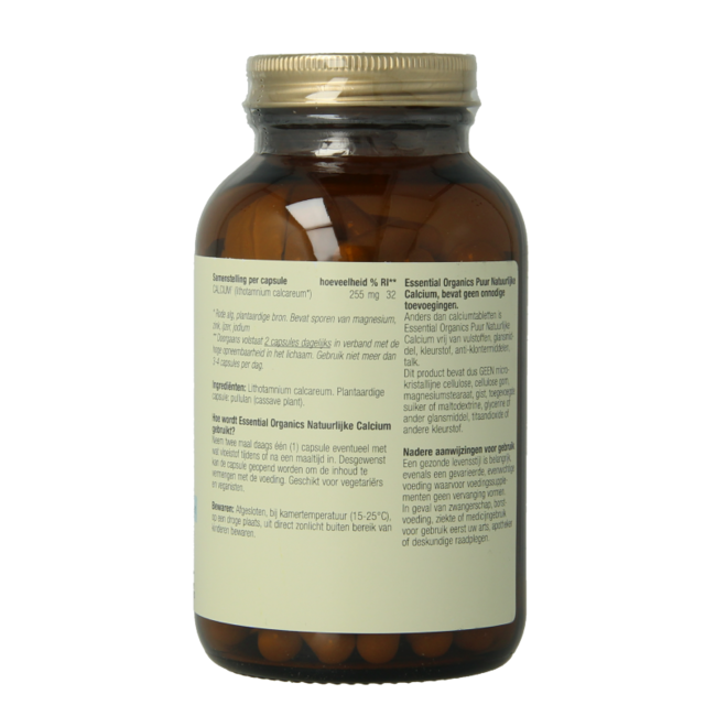 Calcio natural puro 120 cápsulas vegetarianas