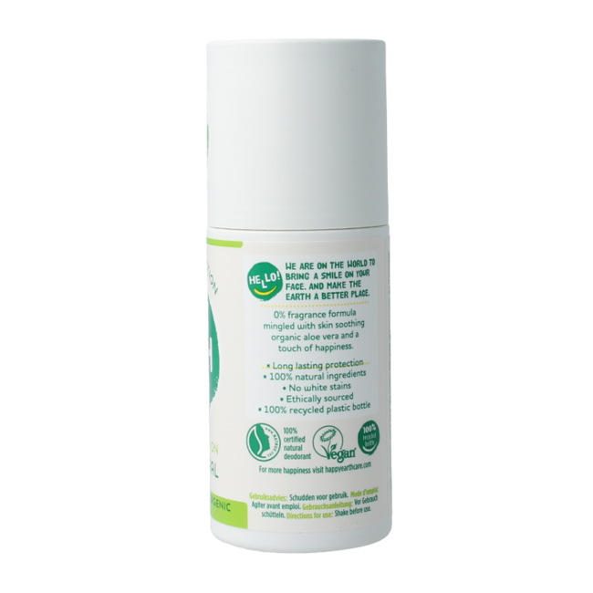 Pure deodorant roll-on unscented 75 Millilitres