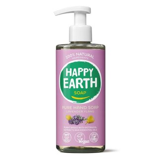 Happy Earth Jabón de manos puro lavanda e ylang 300 mililitros
