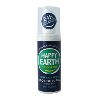 Happy Earth Pures Deodorant Spray Herren Schutz 100 Milliliter
