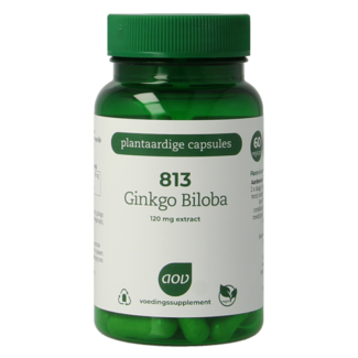 AOV 813 Extracto de Ginkgo biloba 60 Cápsulas vegetarianas
