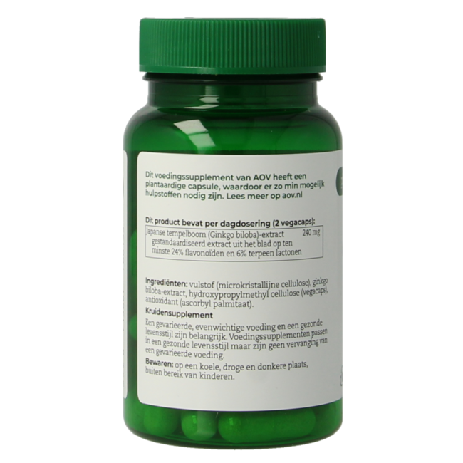 813 Extracto de Ginkgo biloba 60 Cápsulas vegetarianas