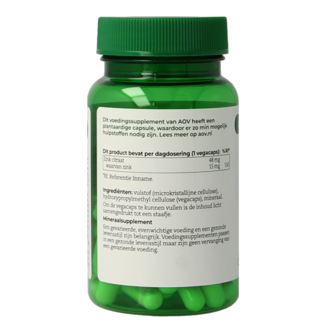 531 Zinc Citrate 15mg 60 Vegetarian Capsules