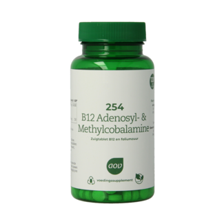 AOV 254 B12 Adenosyl & metilcobalamina 120 comprimidos para chupar